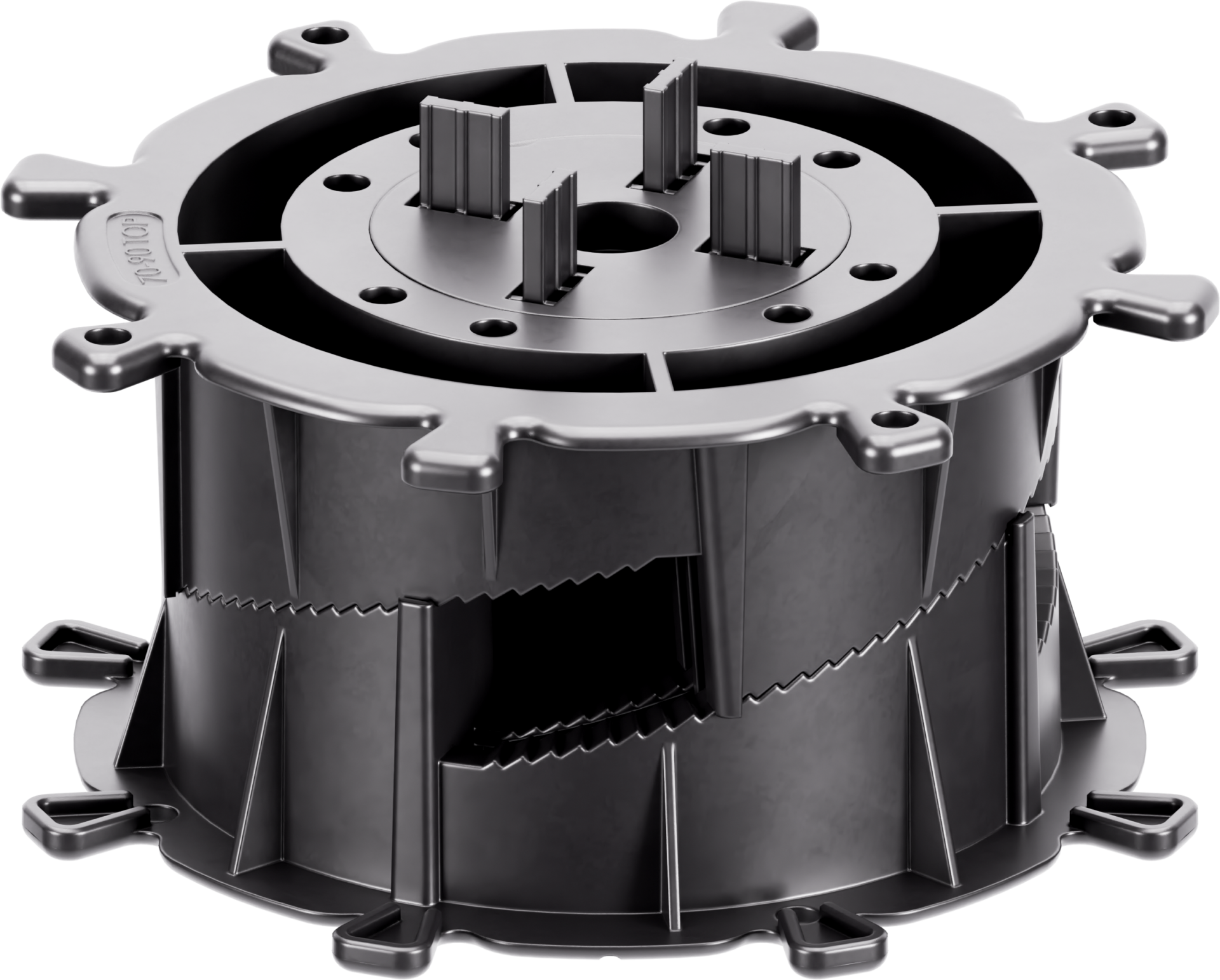 DD Group SPIRAL reguleeritav terrassijalg 70–90 mm